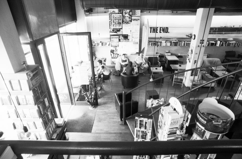 View from gallery at Booksa
